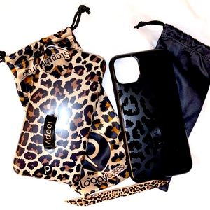 2 IPhone 11 Pro Max Loopy cases w/extra loop